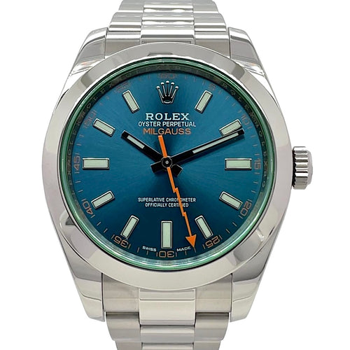 Rolex Milgauss Blue Dial Ref. 116400GV | Twain Time