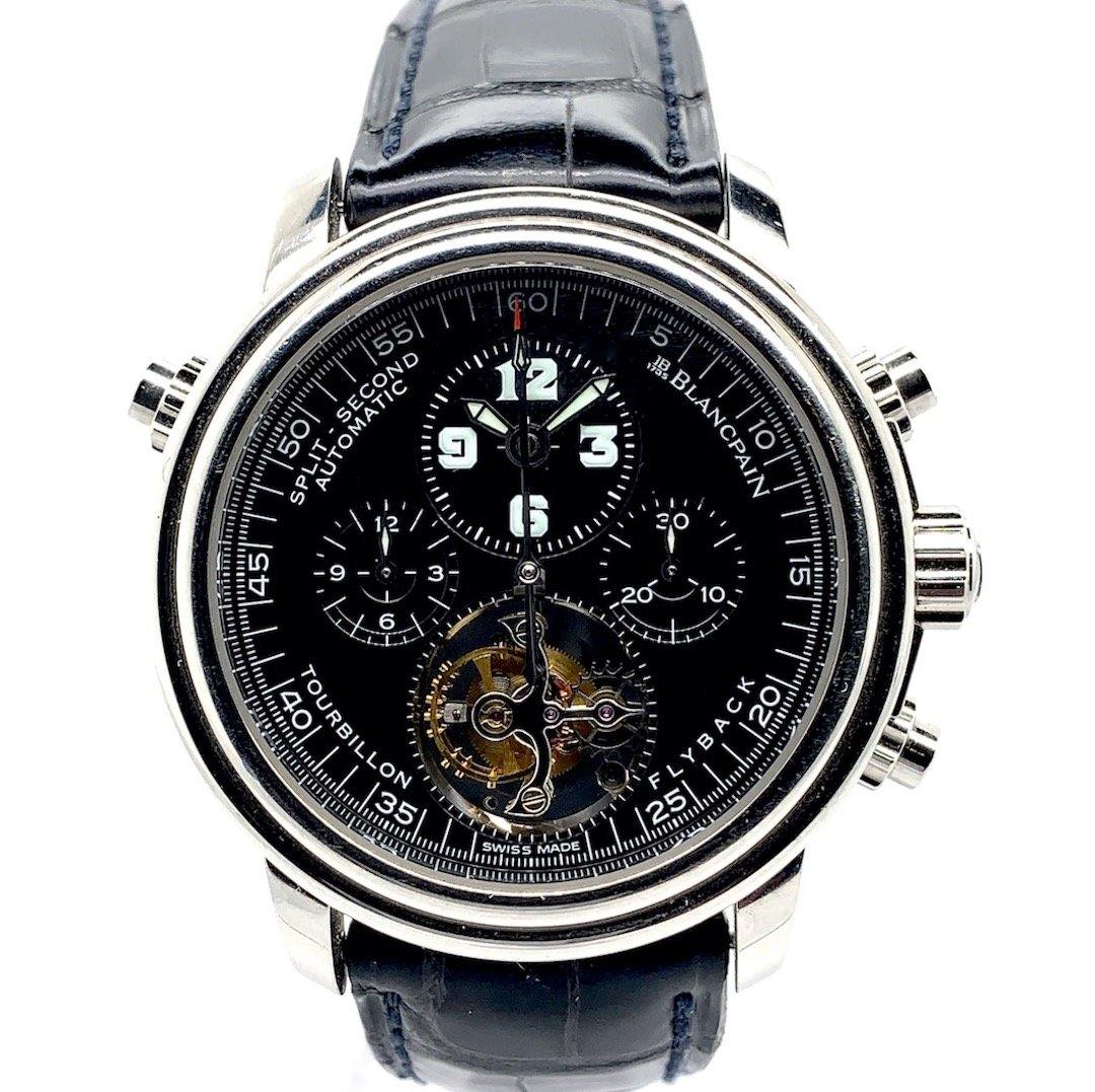 Used Blancpain Leman 2189F 3430 63B Chrono Split Seconds Tourbillon