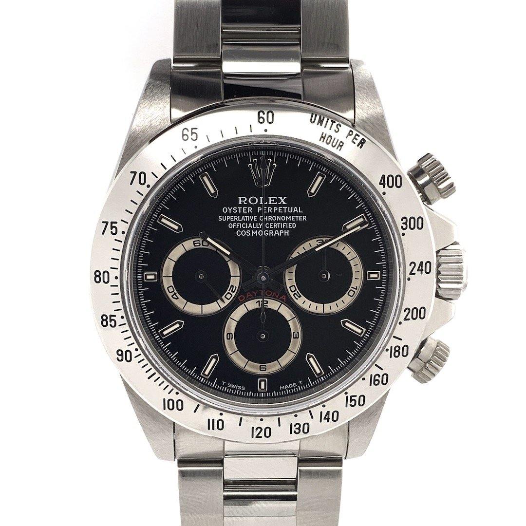 Pre-Owned Rolex Daytona 16520 Zenith Movement Black Dial