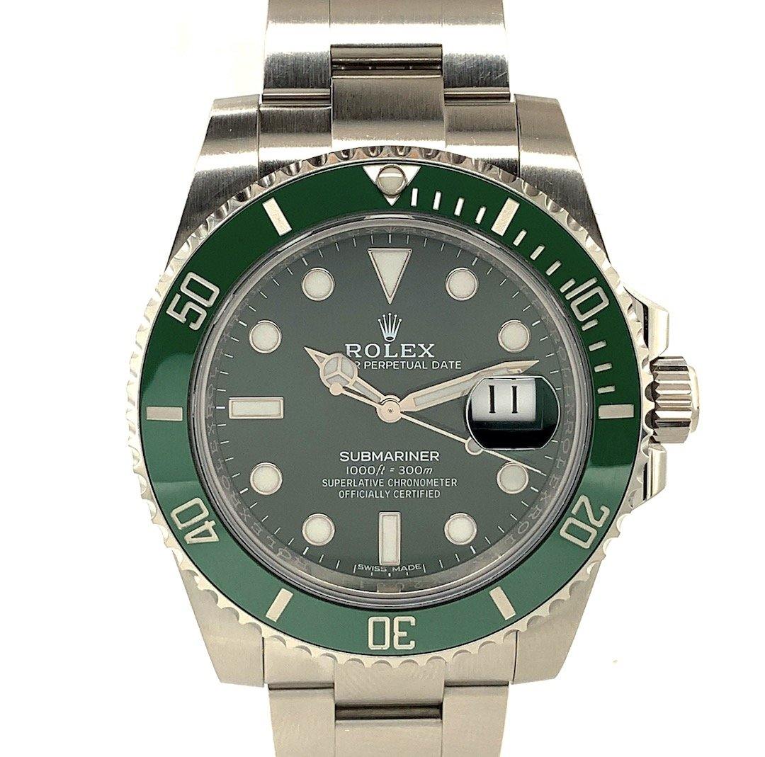 Rolex Submariner Date Watches, ref 116610LV, 116610LV - Hulk