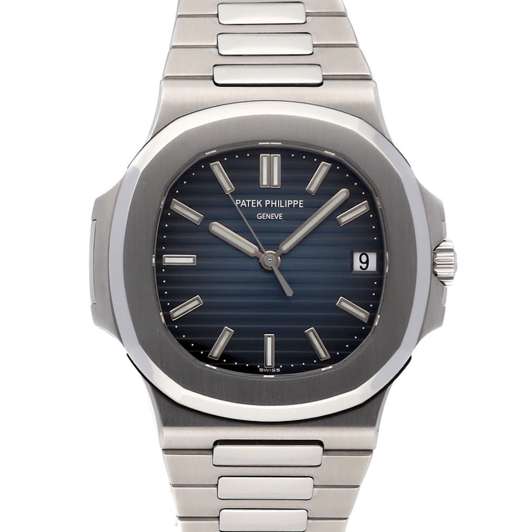 Patek Philippe Jumbo Nautilus Stainless Steel Blue-Black Dial 5711/1A by Twain Time Inc.