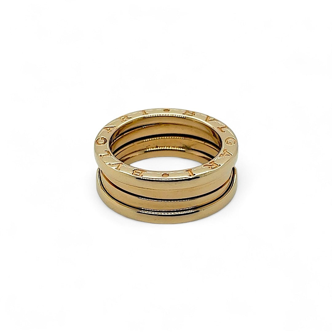 Shop Bulgari Ring B.zero1 in 18K Yellow Gold Ca. 2010s