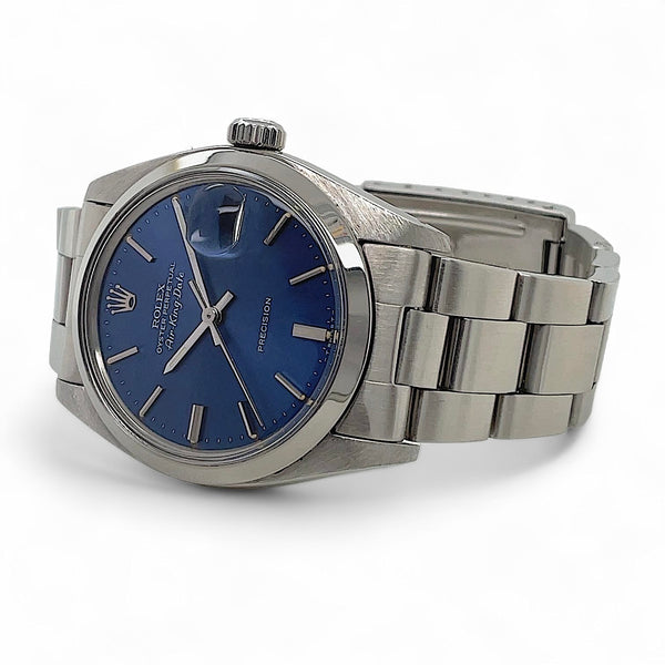 Shop Certified Preowned Rolex Air King Date Blue Dial Ref. 5700 | Twain Time