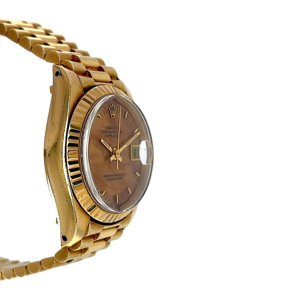 Shop Rolex Datejust Wood Dial Jubilee Ref. 79178 | Twain Time