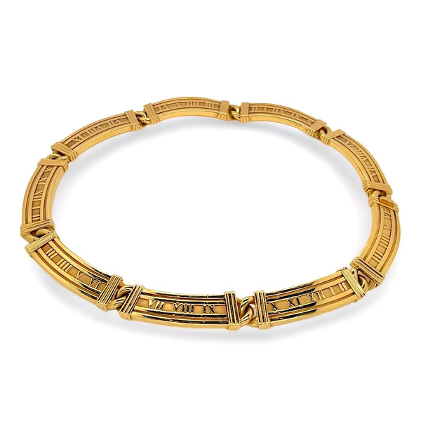 Tiffany & Co. Atlas 18K Yellow Gold Bangle Bracelet