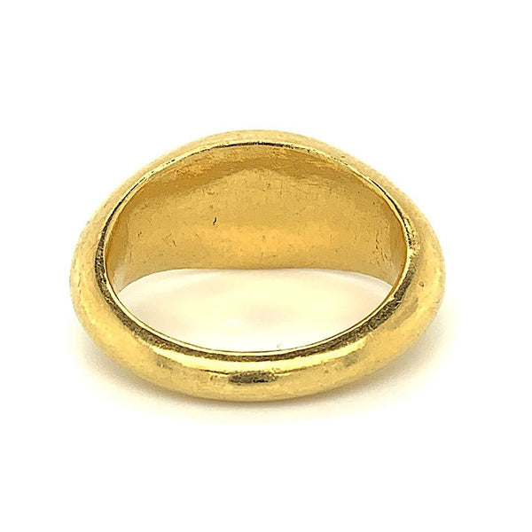 Ancient Roman Carnelian Intaglio Ring 22K Yellow Gold Museum Quality - Twain Time, Inc.