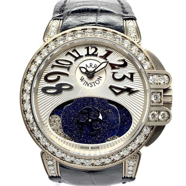 Pre Owned Harry Winston Lady Z Zalium Diamonds Ref. 400 UAMP36