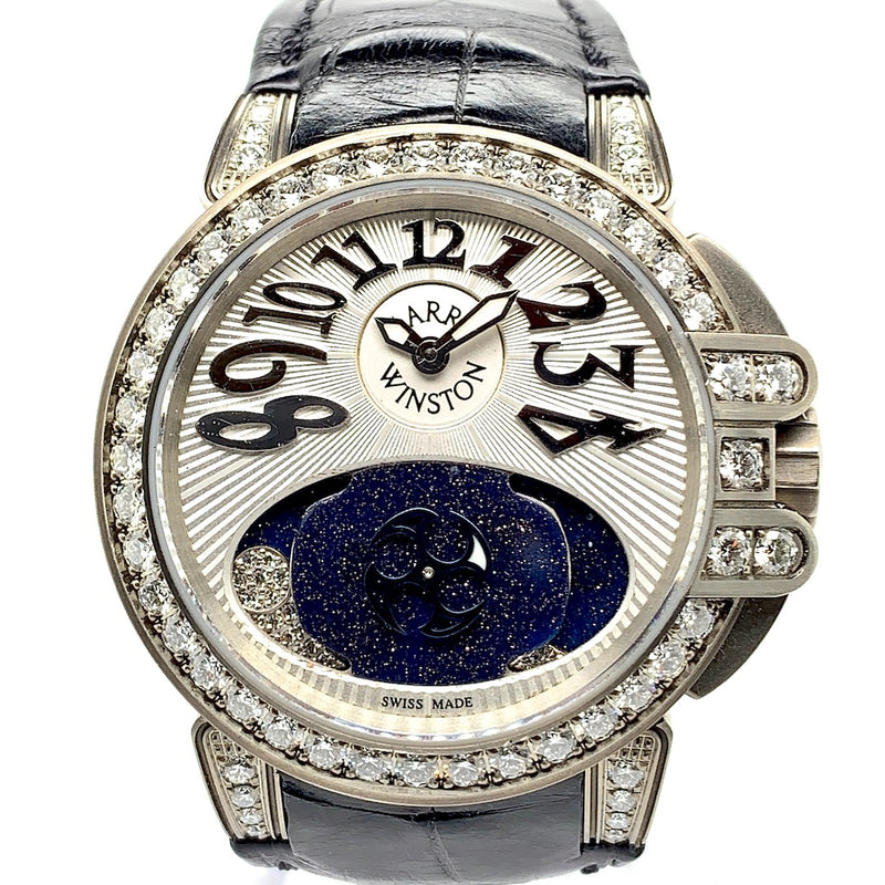 Harry Winston Lady Z Zalium & Diamonds Ref. 400-UAMP36 - Twain Time, Inc.