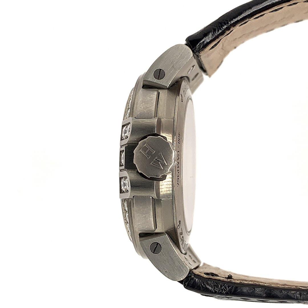 Pre-Owned Harry Winston Lady Z Zalium & Diamonds Ref. 400-UAMP36