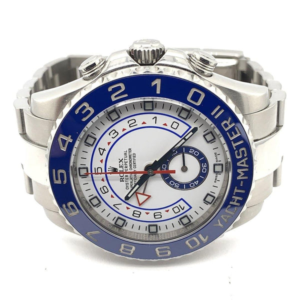 Buy Pre-owned Rolex Yacht-Master 18K Gold Blue Dial 2019