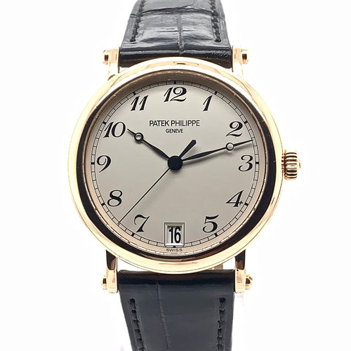 Patek Philippe Calatrava Officer's Watch 18K Rose Gold Ref. 5053R/001