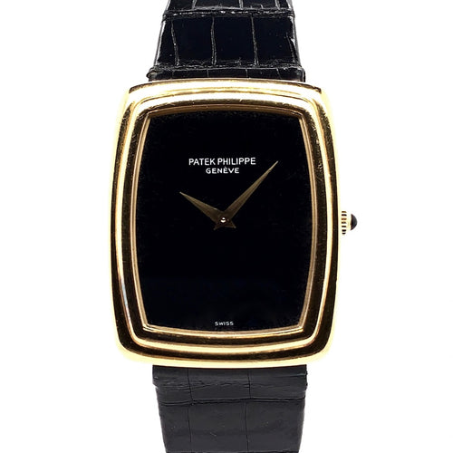 Patek Philippe 18K Yellow Gold Onyx Dial Ref. 3732J - Twain Time, Inc.