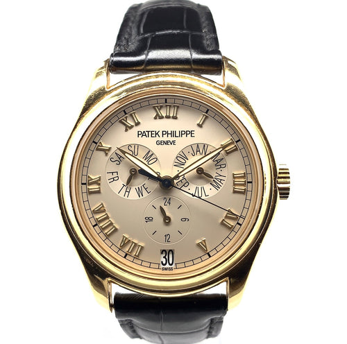 Patek Philippe Complication Annual Calendar 18K Yellow Gold Ref. 5035J - Twain Time, Inc.