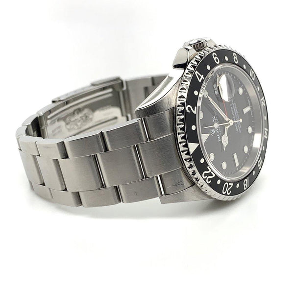 Rolex GMT-MASTER II Stainless Steel Oyster Bracelet Ref. 16710T - Twain Time, Inc.