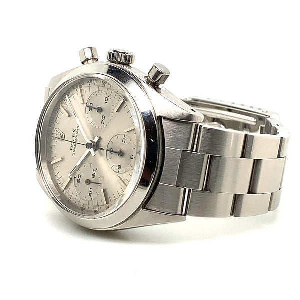 Rolex "Pre-Daytona" Stainless Steel Chronograph Grey Dial Ref. 6238 - Twain Time, Inc.