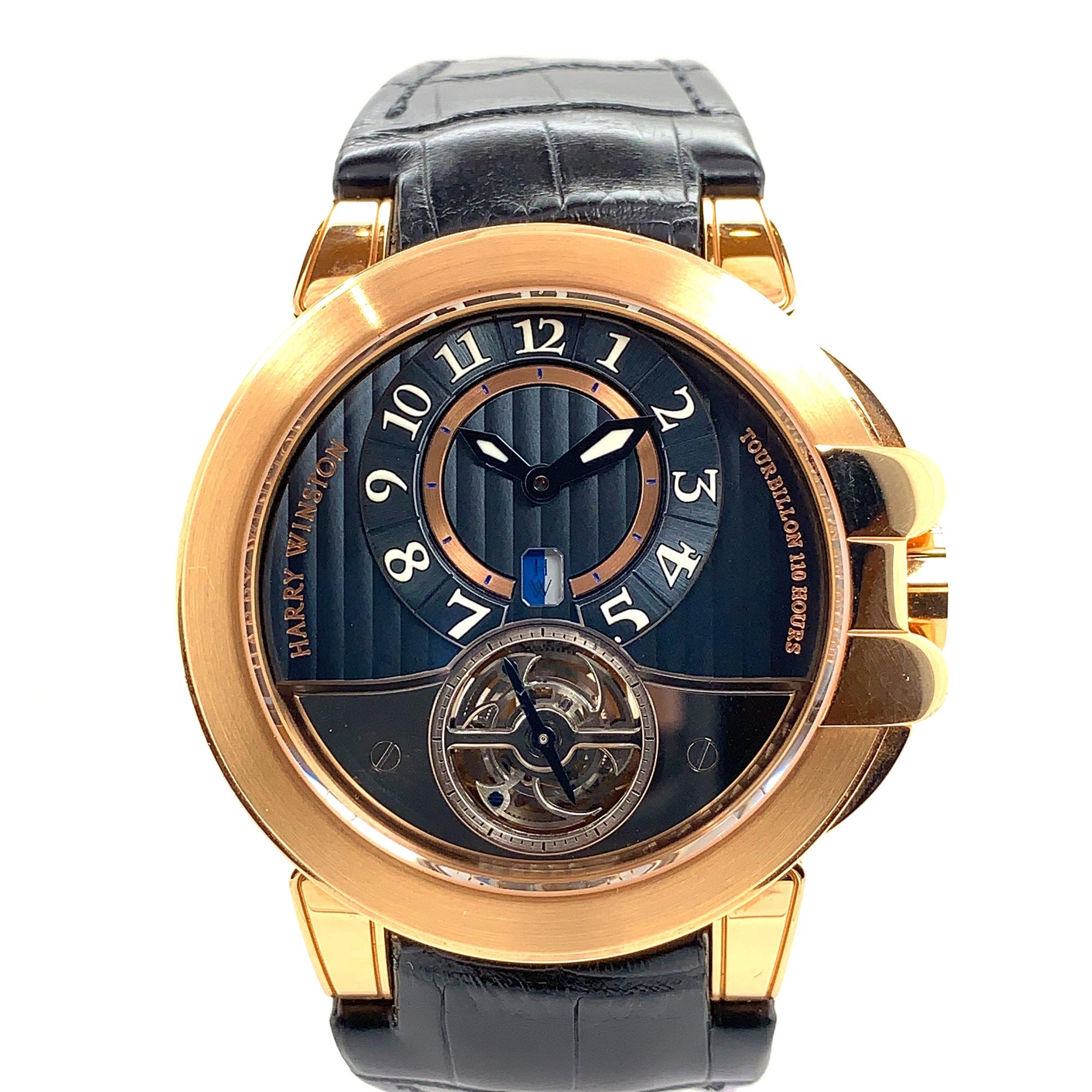 Pre-Owned Harry Winston Ocean Tourbillon Lim. Ed. Ref. 400-MAT44R