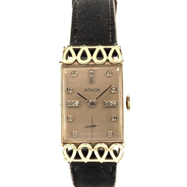 LeCoultre, White Gold & Diamonds Gents Watch - Twain Time, Inc.