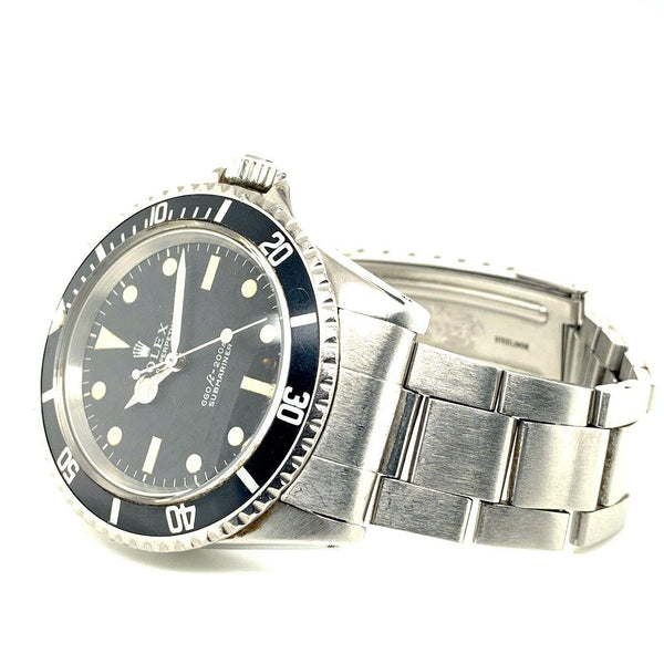 Rolex Submariner Stainless Steel Feet First Serif Dial Ref. 5513 - Twain Time, Inc.