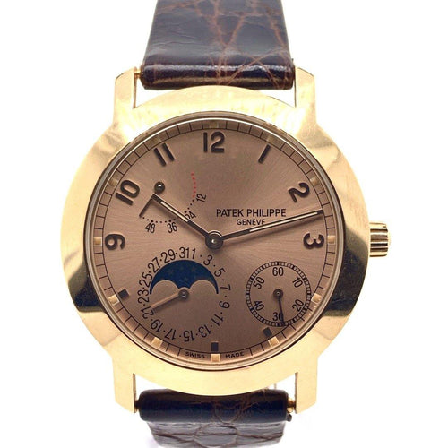 Patek Philippe Power Reserve Moon Phase 18K Rose Gold Ref. 5055R - Twain Time, Inc.