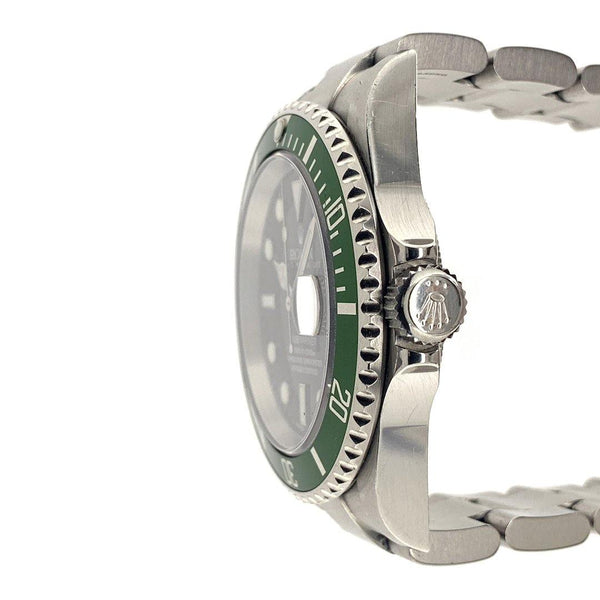 Rolex Submariner Green 50th Anniversary Flat 4 Men's Watch 16610LV PRE –  Global Timez