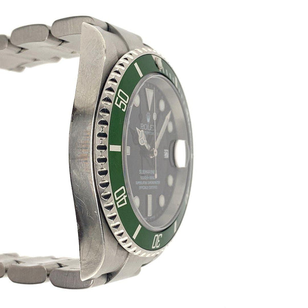 Men's Rolex Submariner 50th Anniversary Green Kermit Watch 16610LV Box –  Global Timez