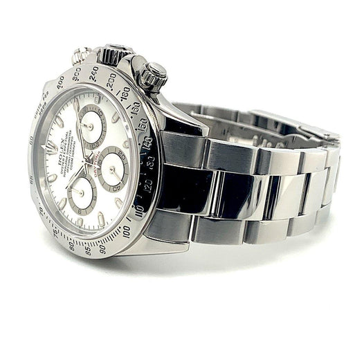 Rolex Oyster Cosmograph Daytona White Dial Stainless Steel Ref. 116520