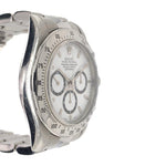Rolex Oyster Perpetual Cosmograph Daytona Stainless Steel Zenith El Primero White Dial Ref. 16520 - Twain Time, Inc.
