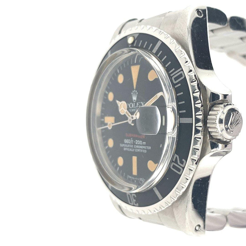 Rolex Red Submariner Stainless Steel "MK V" Dial Ref. 1680 - Twain Time, Inc.
