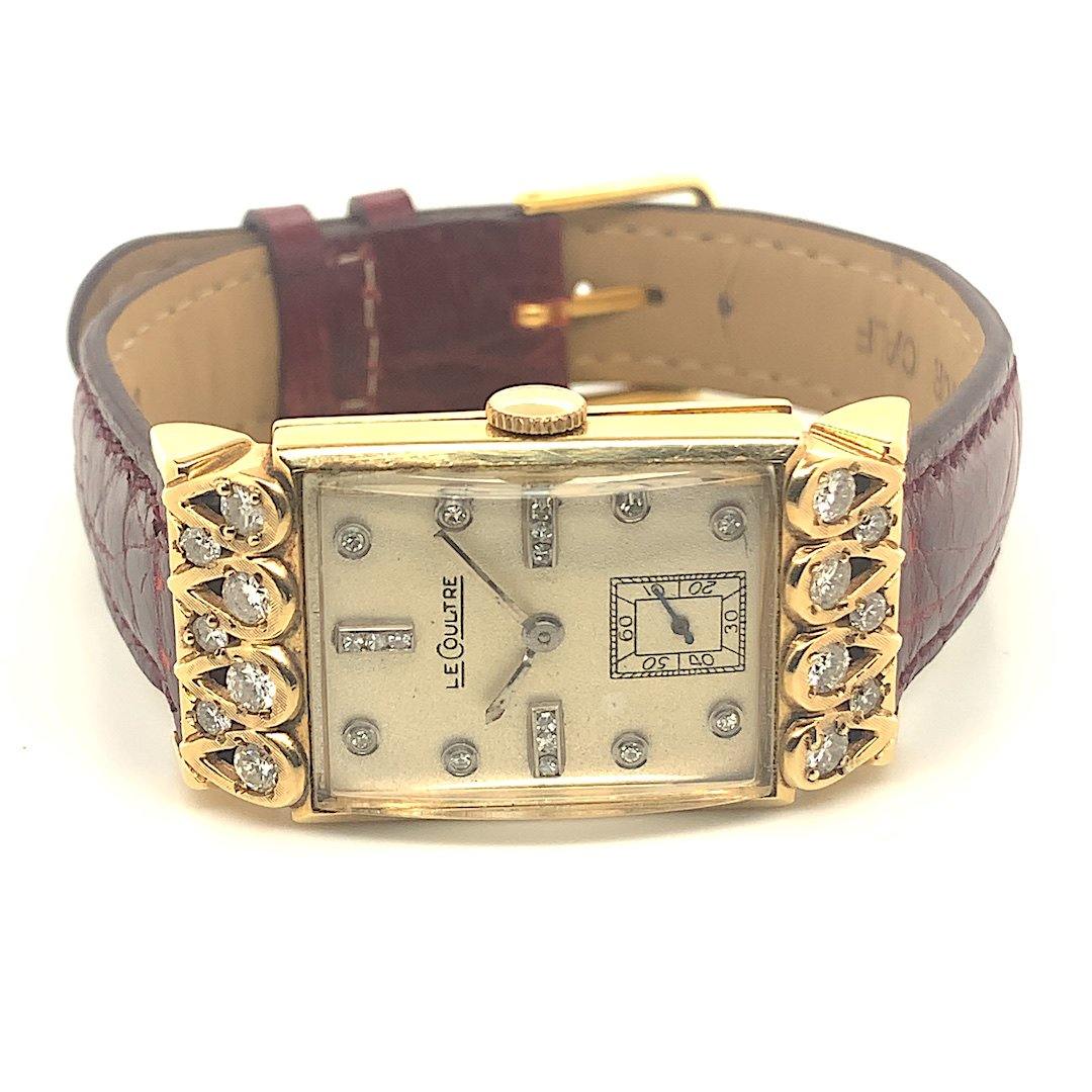 Regard Jewelry - Vintage LeCoultre Gold and Diamond Watch at