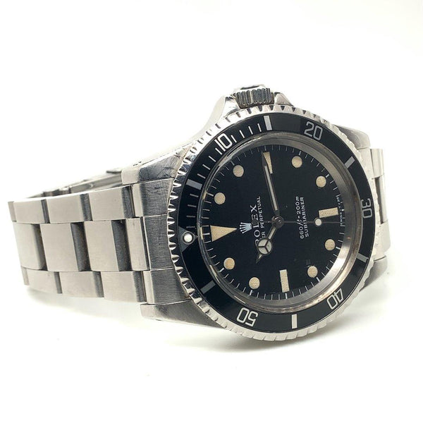 Rolex Submariner Stainless Steel Feet First Ref. 5513 - Twain Time, Inc.
