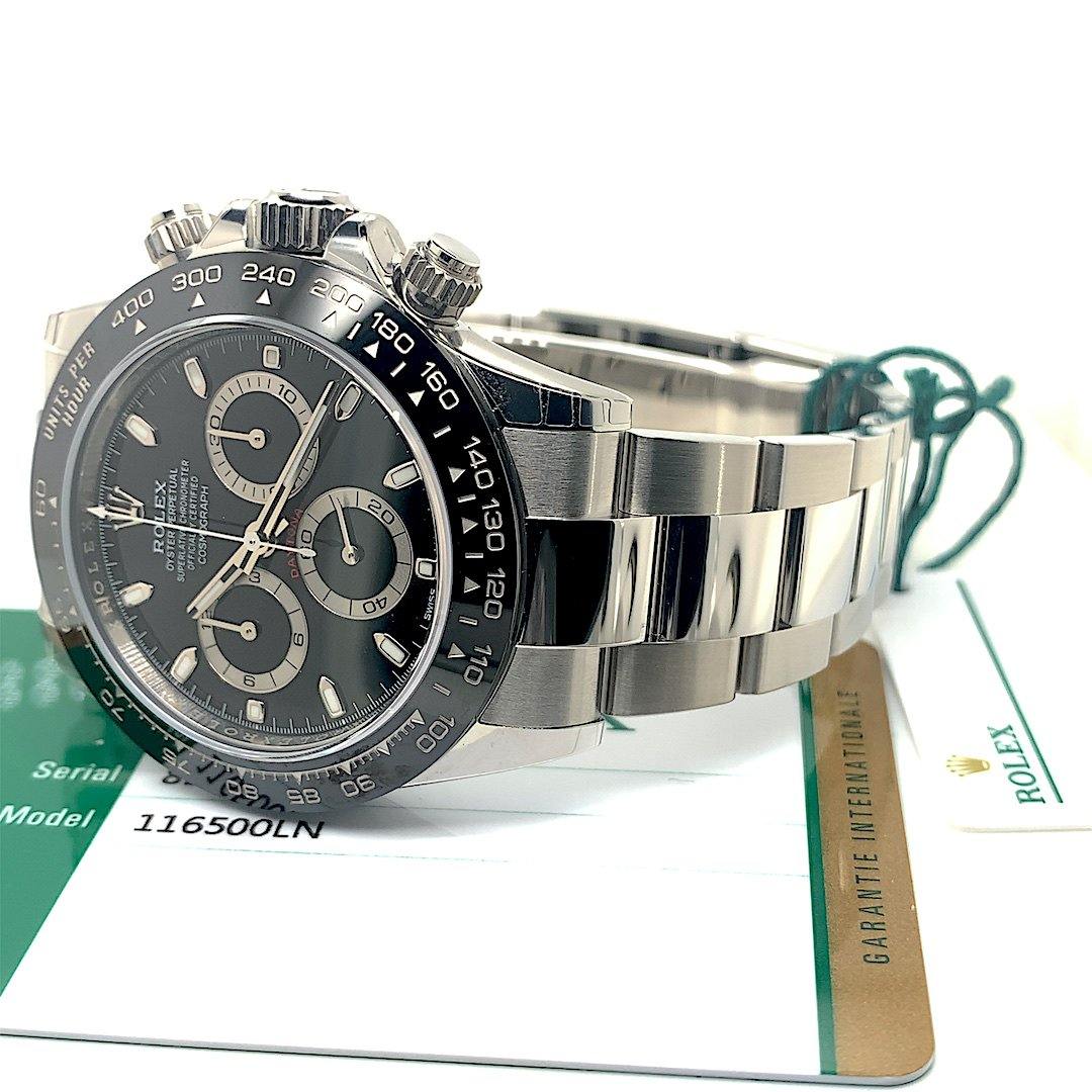 Pre Owned Rolex Daytona 116500LN Black Dial Cerachrom Bezel