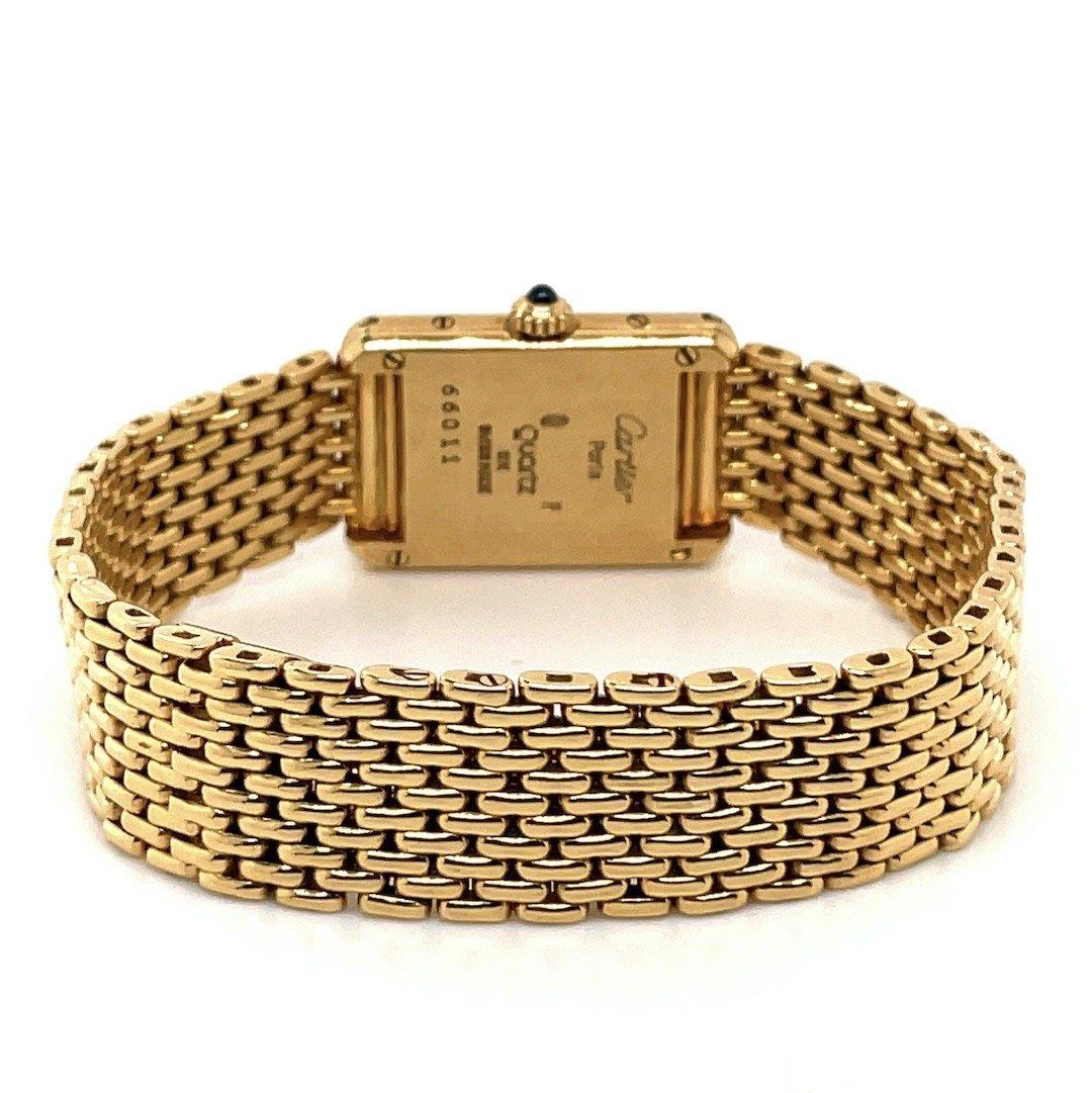Cartier Tank Louis 18kt Gold with gold Bracelet