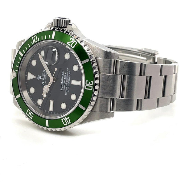 2005 Rolex Submariner Kermit Green 50th Anniversary Steel Watch 16610