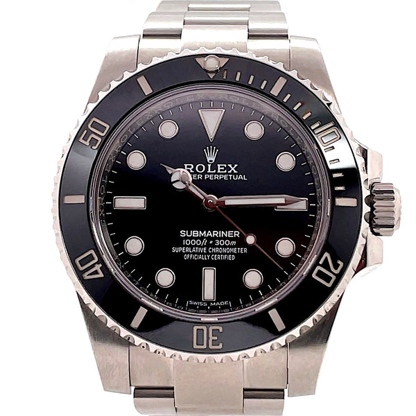 Pre owned submariner no date Clearance