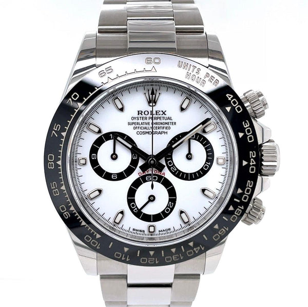 Rolex, Cosmograph Daytona, White Dial, Ref. 116500LN - Twain Time, Inc.