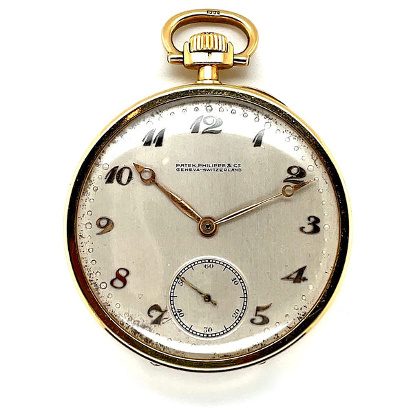 Patek Philippe Open-Face Yellow Gold Pocket Watch Circa 1900s - Twain Time