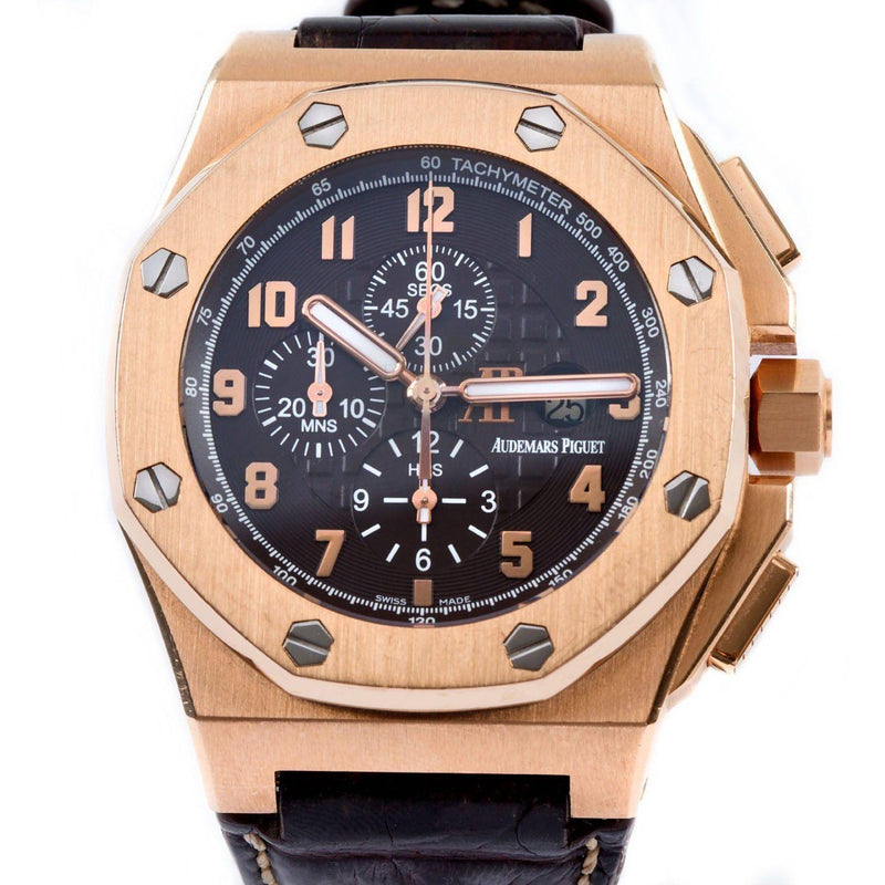 Audemars Piguet Royal Oak Offshore Chronograph "Arnold's All-Stars” 18K Rose Gold Limited Edition - Twain Time, Inc.