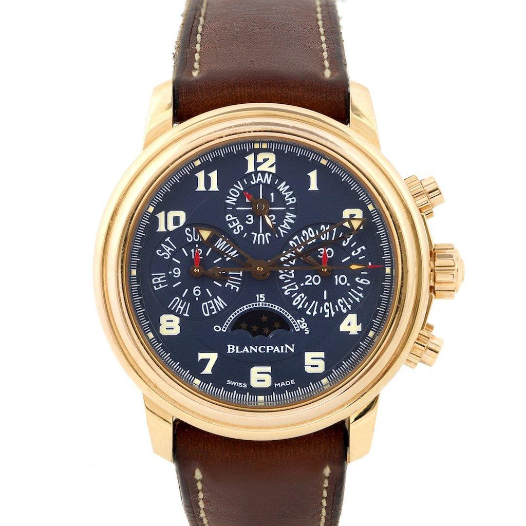 Blancpain leman outlet perpetual calendar chronograph