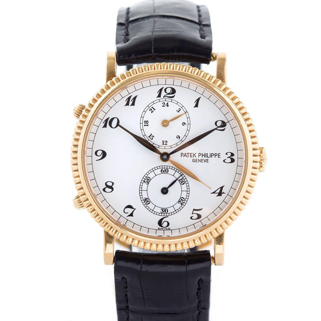 Pre Owned Patek Philippe Travel Time 18K YG Ref. 5034J