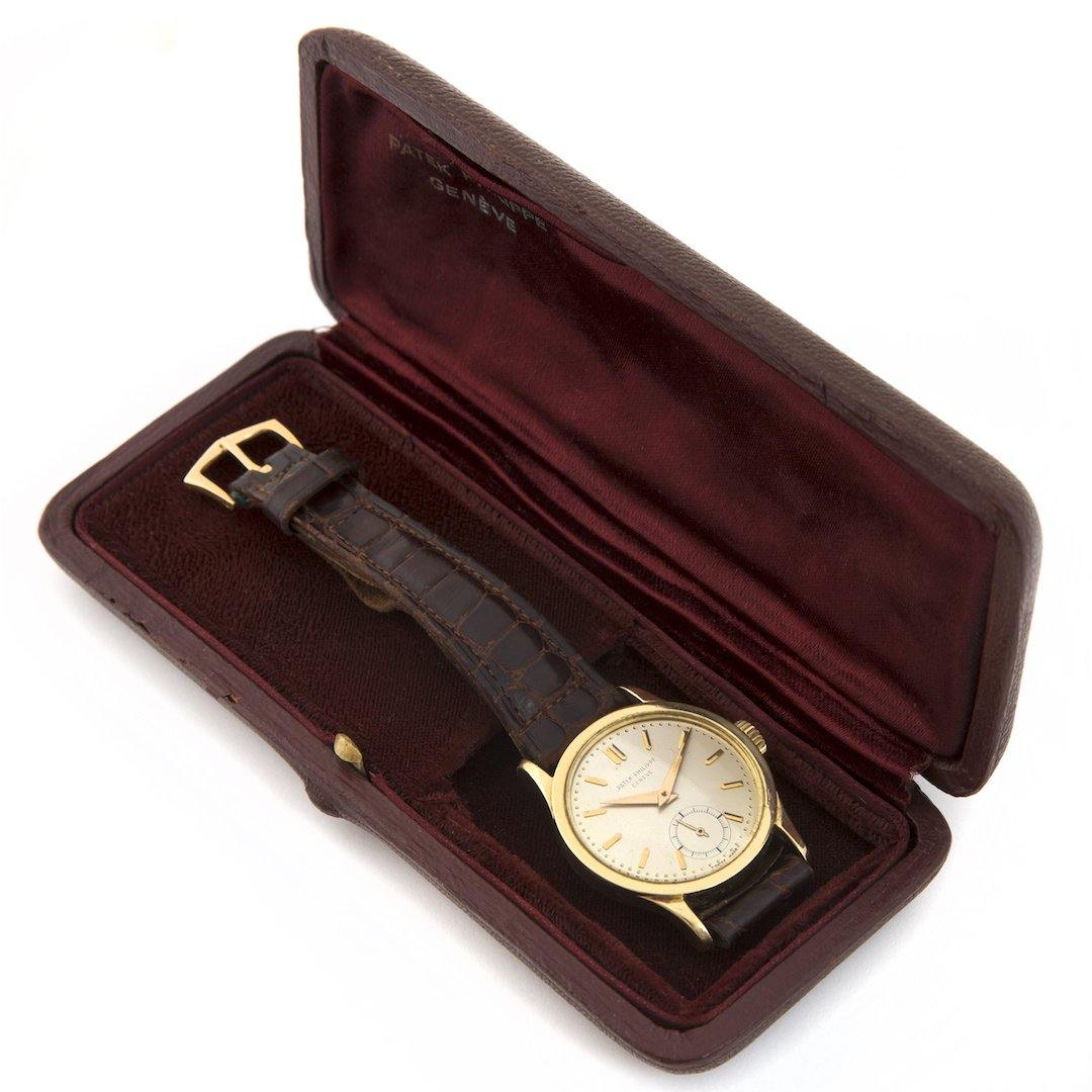 1957 Patek Philippe Vintage Mens Calatrava Watch, Ref. 2484 - 18K Gold -  Connoisseur of Time