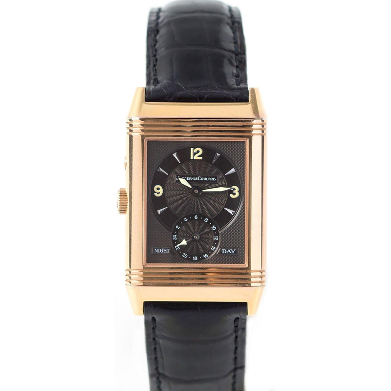 Jaeger-LeCoultre Reverso Duo Day & Night 18K Rose Gold Ref. 270.2.54 - Twain Time, Inc.