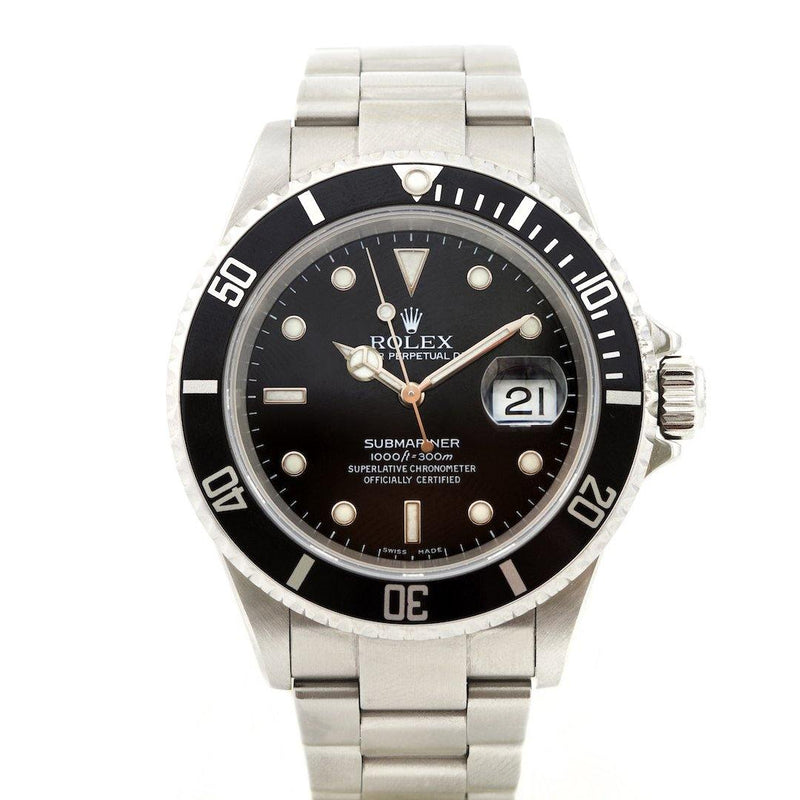 Rolex Submariner Date  Stainless Steel No Holes Case - Twain Time, Inc.
