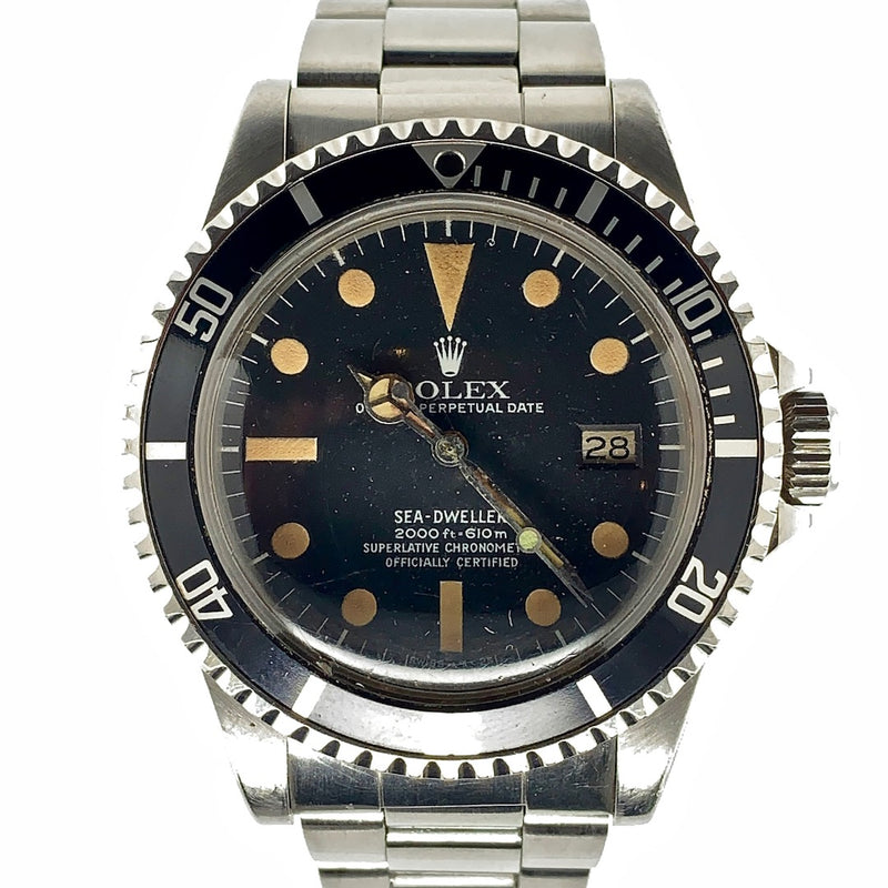 Rolex "Great White" Sea-Dweller Stainless Steel Mark I Dial Ref. 1665 - Twain Time, Inc.