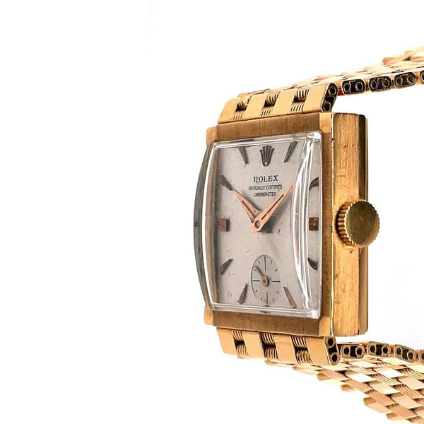 Rolex, Vintage Squared-Case, Ref. 9347 - Twain Time, Inc.