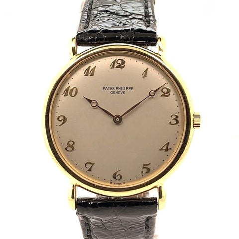 Preo-Owned Patek Philippe Calatrava 18K Yellow Gold Ref. 3820J