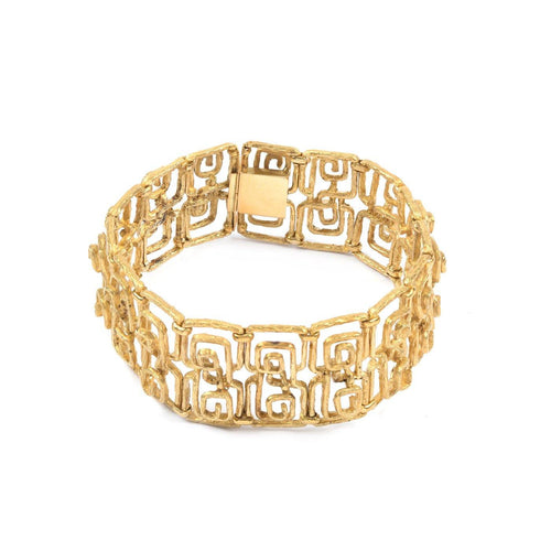 Zolotas Bracelet Greek Key 18K Yellow Gold - Twain Time, Inc.