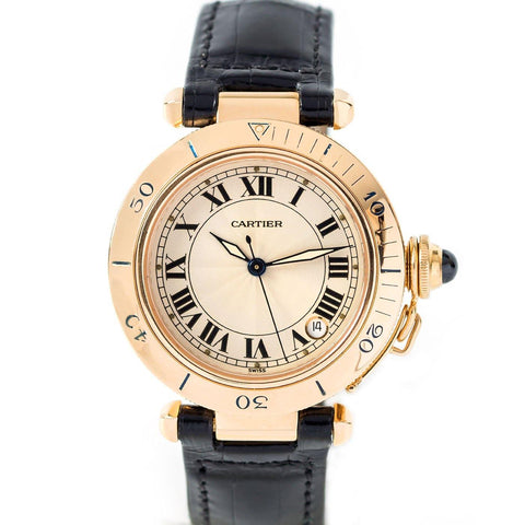 Cartier pasha 18k gold best sale