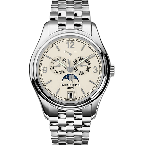 Patek Philippe Annual Calendar Moon Phases 18K White Gold Ref. 5146/1G | Twain Time